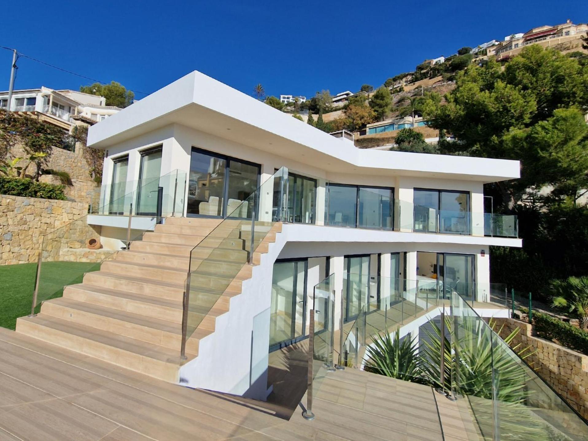 Villa Lujo Con Vistas Al Mar Villa Dulcinea By El Conserje, Cerca Del Puerto Y Sus Servicios Javea Exterior photo